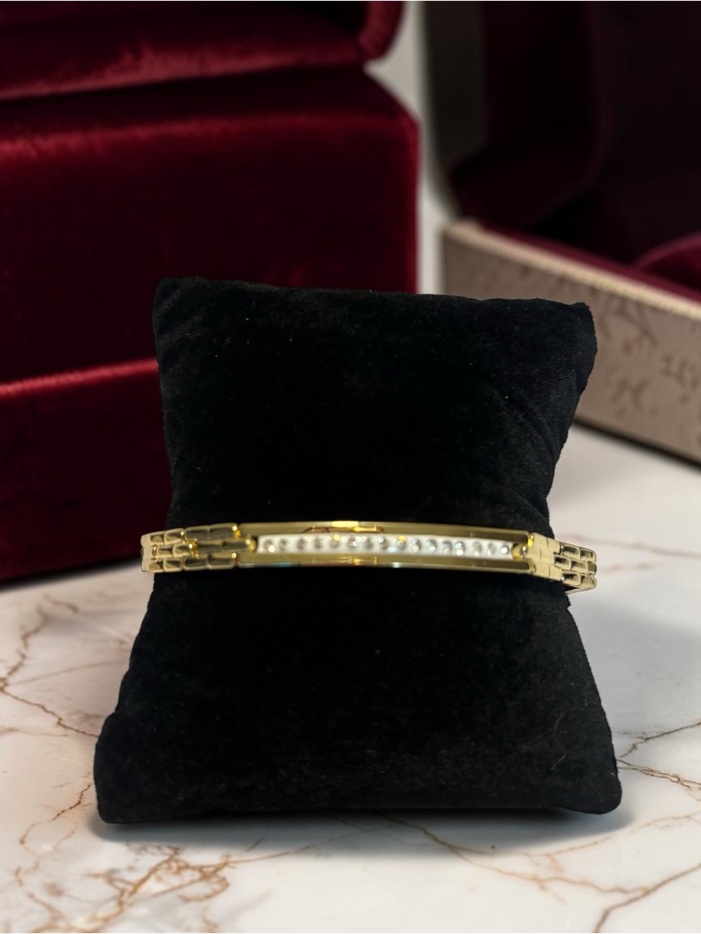 Gold Crystal Bracelet